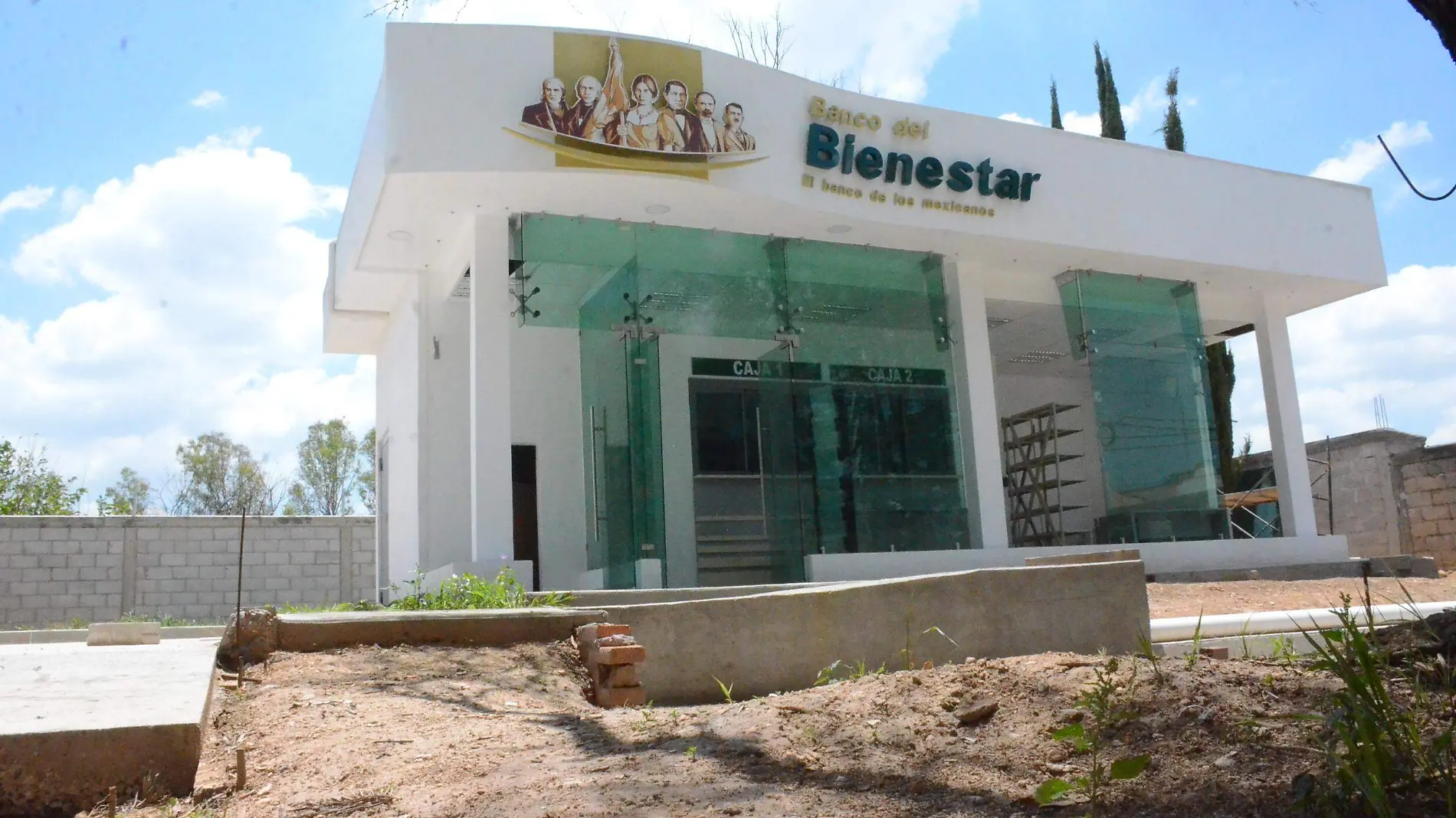 Terminada sucursal del Banco para el Bienestar en San Juan del Río.  Luis Luévanos  El Sol de San Juan del Río.